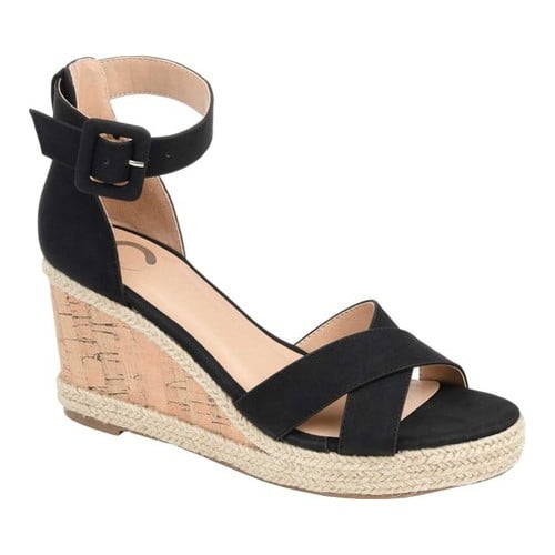 journee collection monte espadrille wedge sandal