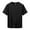 Black, variant on Men's Summer Ice Silk Loose Stretch Breathable Cool T Shirt Khaki XXXL