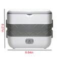 thumbnail image 3 of BSJJY Thermal Bag Electric Lunch Box Portable Food Warmer Heater, Faster Heated Lunchbox 110V For Office Home Heating Microwave With 304 Stainless Steel Bowl Lunch Bag, 3 of 6