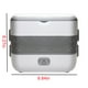thumbnail image 3 of Xihbxyly Calentador de Alimentos Portátil, Lonchera Eléctrica de 110 V, Recipiente de Acero Inoxidable, Tecnología de Calentamiento Rápido, Uso En Casa o En La Oficina, Sin Bpa, Gran Capacidad de 1,5, 3 of 6