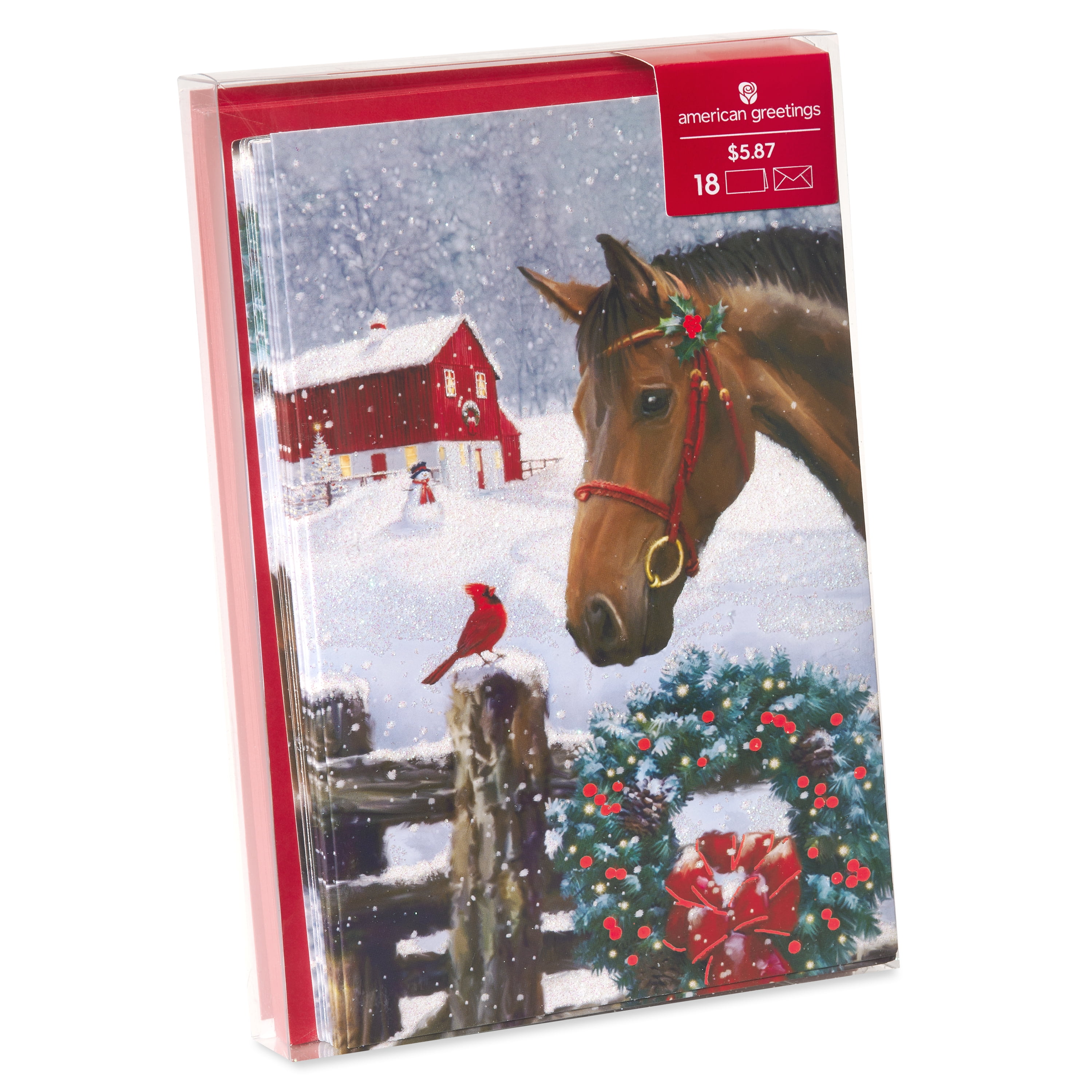 American Greetings Christmas Boxed Cards (Happy Memories) 18-count