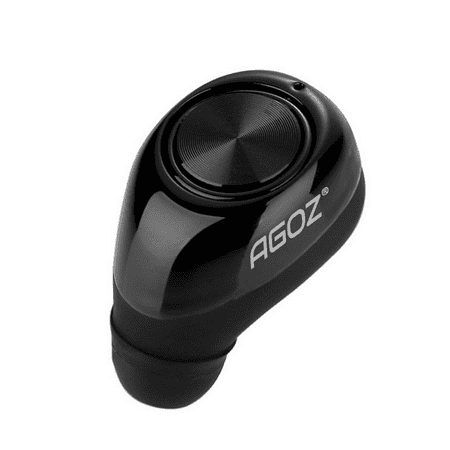 Agoz Mini Bluetooth,Wireless Earbud Headset Invisible Cell Phone Headphone with Mic for Apple iPhone Xs Max,XS,XR,X,8 Plus,8,7 Plus,7,6S,6,iPad, Samsung Note 9,8,S9,S8,J7,J3,Moto Z2,G6,G5, LG stylo (Best Bluetooth Earpiece For Iphone 7)