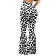 thumbnail image 2 of FKELYI Leopard Print Yoga Flared Pants Size 2XL Elastic Party Flared Pants Woman Casual Flared Leggings for Women, 2 of 5