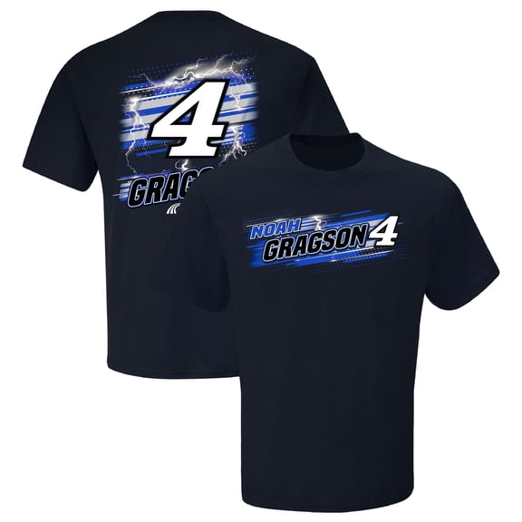 Men's Front Row Motorsports Navy Noah Gragson Name & Number T-Shirt