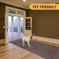 thumbnail image 3 of Hengbo Indoor Outdoor Runner Carpet 2 x 6 ft Runner Rugs Rubber Backing Rug for  Hallway Entryway Kitchen  Laundry Room   Brown, 3 of 6