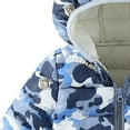 thumbnail image 5 of Staki Baby Boys Coat Warm Toddler Puffer Jacket Hooded Winter Outerwear for Boys Baby Wearing Jacket 12M,18M,24M,2T,3T,4T,5T,6Y(Camouflage,18-24 Months), 5 of 7