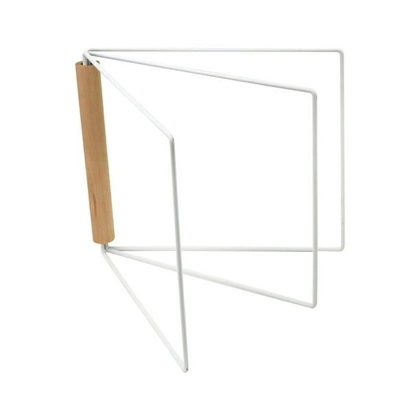 Soporte para toallas de mano, escurridor de paños de cocina para encimera, soporte para toallas Blanco