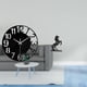 thumbnail image 2 of Reloj de pared grande,Reloj de pared acrílico silencioso y moderno,Reloj de pared grande para oficina,silencioso,fácil de leer y sencillo.,Estatua de caballo,Estatua de caballo,escultura, 2 of 8