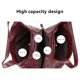 thumbnail image 5 of Bolso de hombro de gran capacidad para mujer, Burdeos, 5 of 6