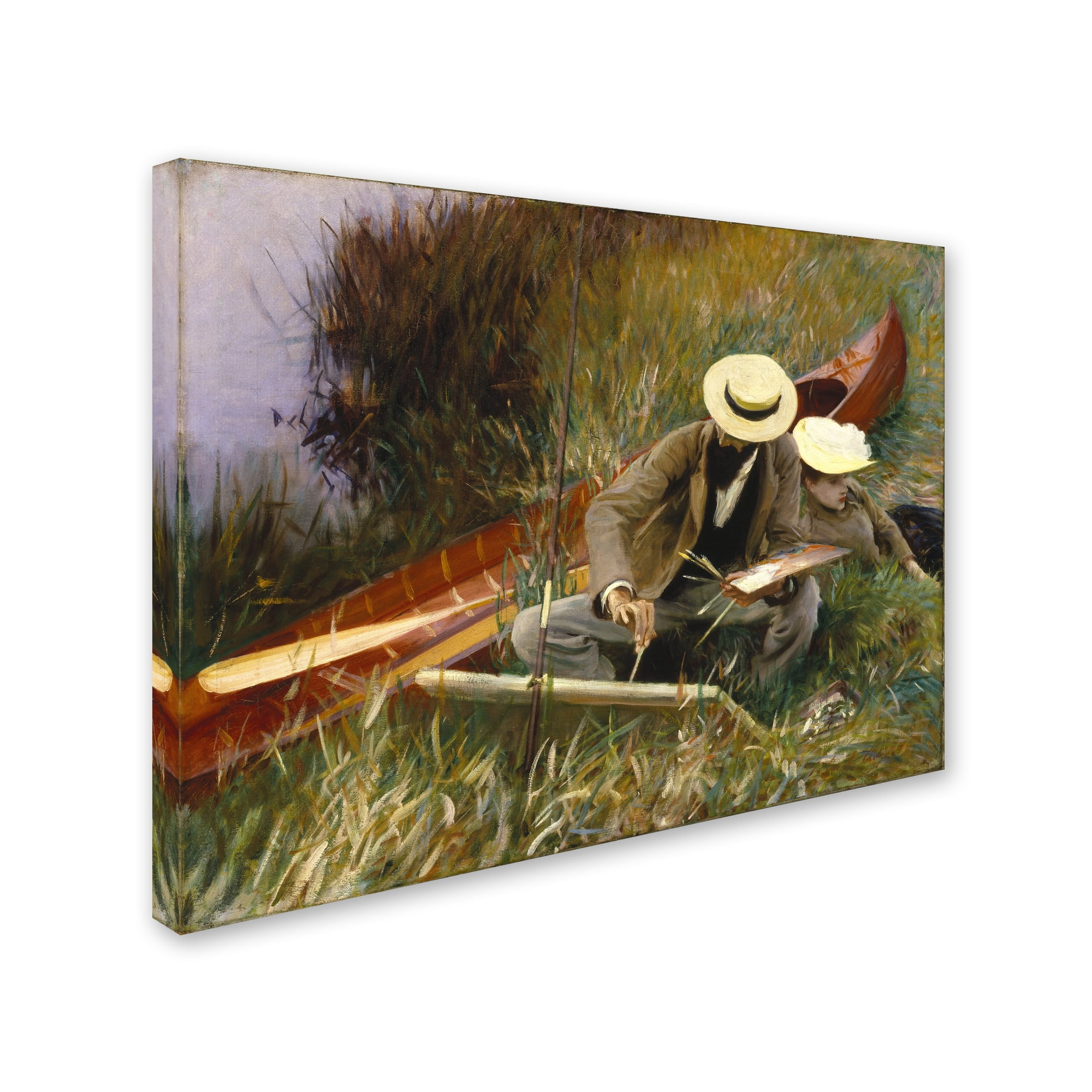 Trademark Fine Art 'An Outdoor Study' Canvas Art by John Singer Sargent