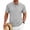 A_ Gray, variant on Men's Color Block Short Sleeve Button-Down Camp Collar Shirt with Pockets, Retro Style for Beach Trips Green XXXL