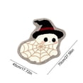 thumbnail image 3 of Twfbrm Halloween Ghost Shaped Bathroom Rugs, 18x28 Inch Water Absorbent Bath Mat with Non-Slip Backing, Decorative Entryway Carpet for Home, Bedroom, Halloween Decoration, 3 of 6