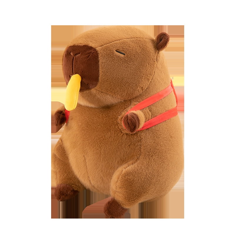 Cute Capybara Plush Toy – Soft Stuffed Animal Pillow, Adorable Capybara Plushie for Kids & Adults, Cozy Animal Plush Gift