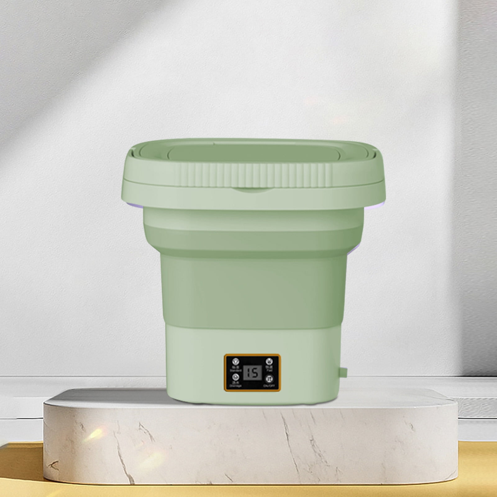 LEFTHIGH Home Portable Washing Machine Foldable Mini Washing Machine, Small Washing Machine for Underwear, Baby Clothes, Suitable for Apartments, Dormitories, Camping, Travel Christmas Home Decor