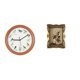 thumbnail image 1 of Reloj de pared,Reloj de pared con pájaro cantor Relojes de pared con pájaros,Marco de fotos,Marco de fotos ornamentado Marco barroco antiguo,Marco de fotos de pared para decoración del hogar, 1 of 8