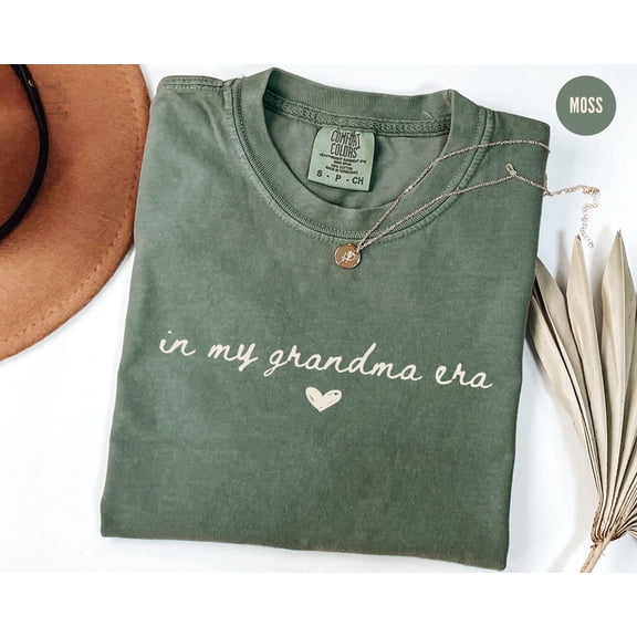 In My Grandma Era TShirt Nana Gift Promoted To Grandma Shirt First Time Grandmother Tee Mo