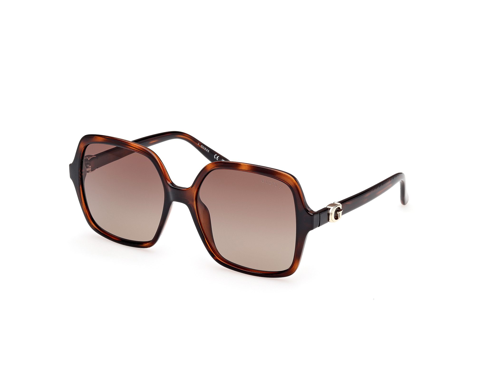 GUESS GU0097-52F-53  Sunglasses Size 53mm 135mm 21mm HAVANA Guess sunglasses GU00097 WOMAN 53/21/135 52F dark havana  main image 3