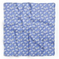thumbnail image 1 of Bimba Blue Heart Bottle & Rose Floral Pure Silk Printed Head Bandanas Summer Neck Wrap Scarf 40 x 80 Inches, 1 of 6