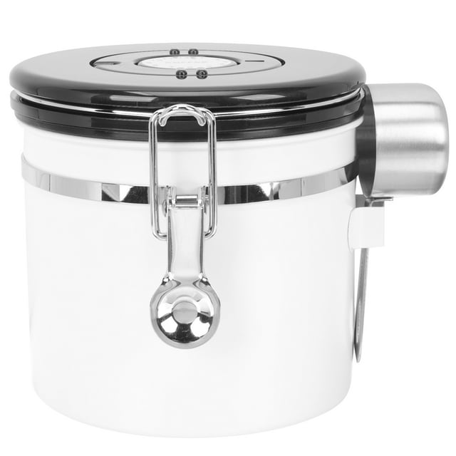 Household Sealed Coffee Bean Storage Jar Durable Stainless Steel Tea Organizer Preservation Jar