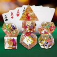 thumbnail image 1 of serony Lot de 7 dés Polyédriques Transparents 7 Pcs dés Polyédriques pour Jeu de Rôle MTG RPG Jouet pour Enfants Couleurs, 1 of 9