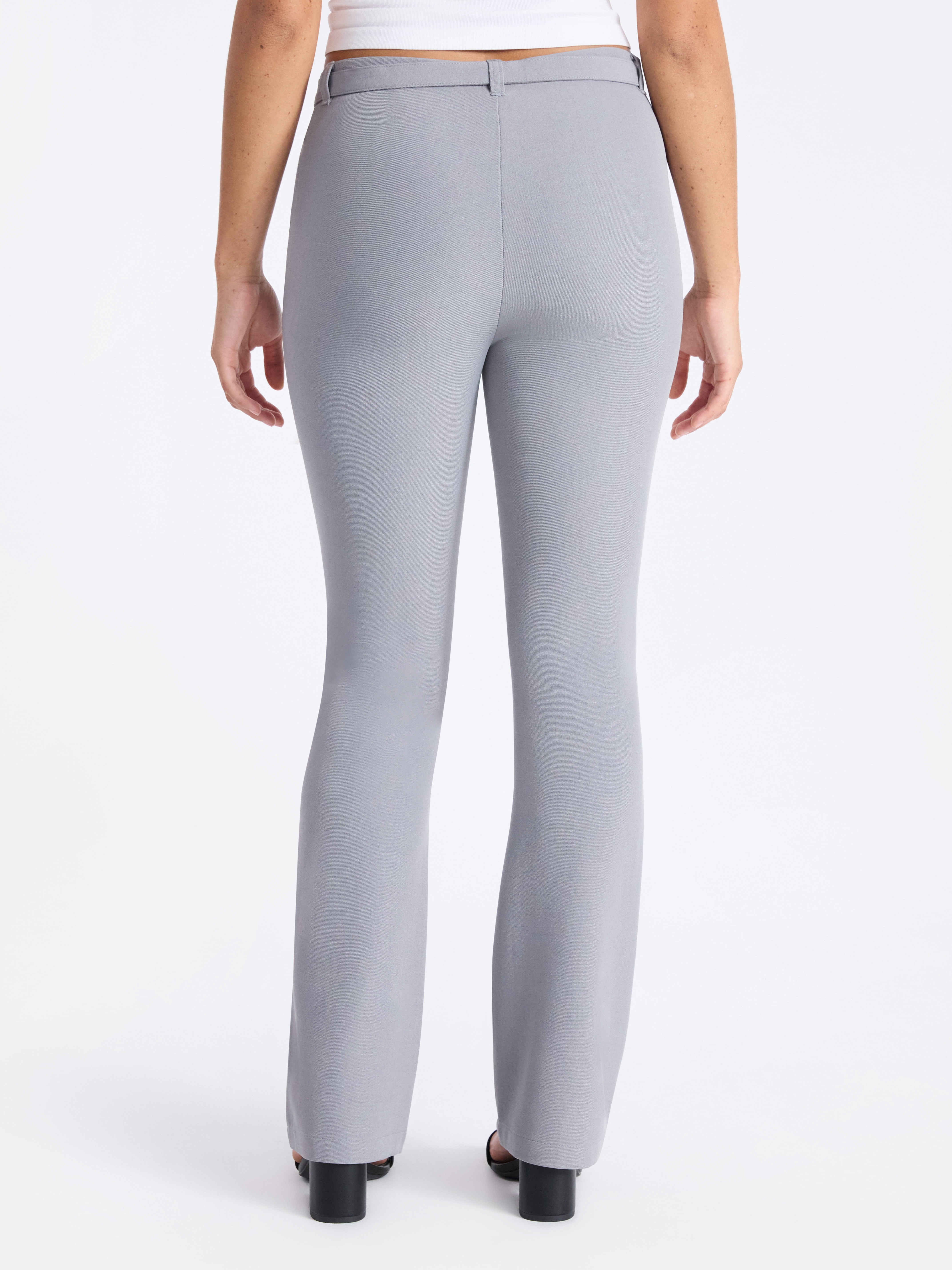 No Boundaries Bootcut Belted Trousers, 31" Inseam, Women's
