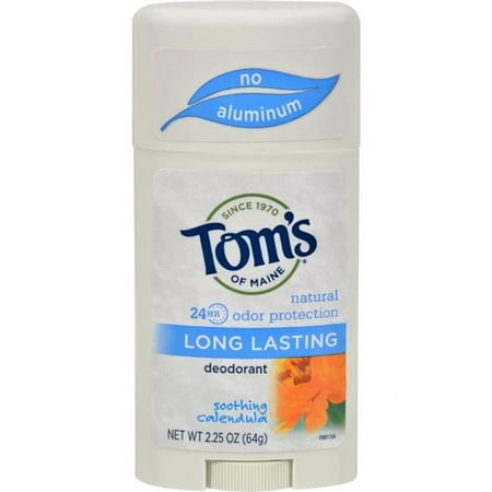 Toms of Maine 2.25 oz Natural Long-lasting Deodorant Stick Calendula - Case of 6