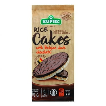 Kupiec Rice Cakes with Belgian Dark Chocolate and Freeze Dried ...