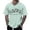 Mint Green, variant on Krdevn Men's Oversized T Shirt Summer T Shirt Crew Neck Short Sleeve T Shirt with City Print Basic Shirts Loose Casual Shirts Sports Shirts,L
