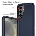 thumbnail image 3 of Petocase for Samsung Galaxy S25,Galaxy S24 Case,Military Grade Drop Protection Heavy Duty Tough Rugged Shockproof Phone Case for Galaxy S25/S24 6.2 inch,Navy/Black, 3 of 7