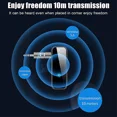 thumbnail image 2 of Bluetooth 5.0 Receiver for Car Noise Reduction Bluetooth Aux Adapter Hands-free Calling Music Receiver[DB], 2 of 5