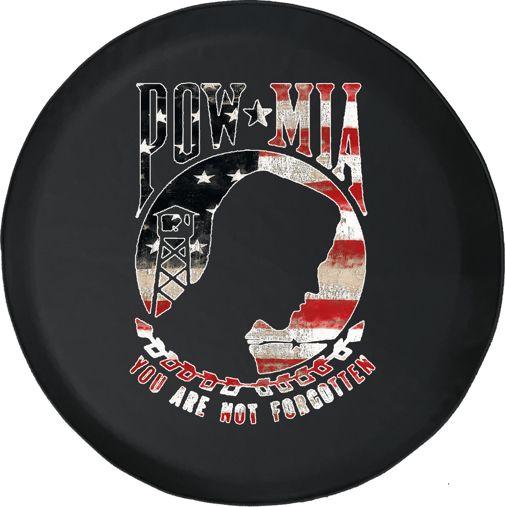Rifle Pistol Bullets Rounds American Flag 2A American Flag Spare Tire Cover fits SUV Camper RV Accessories Black 31 in