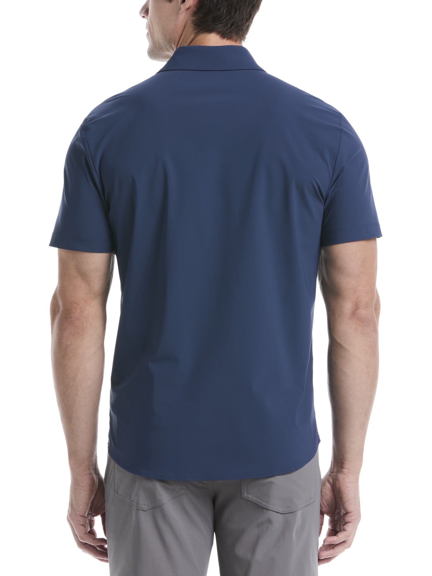 Ben Hogan Men's and Big Men's Performance Short Sleeve Button-Down Golf Shirt, Size S-5XL