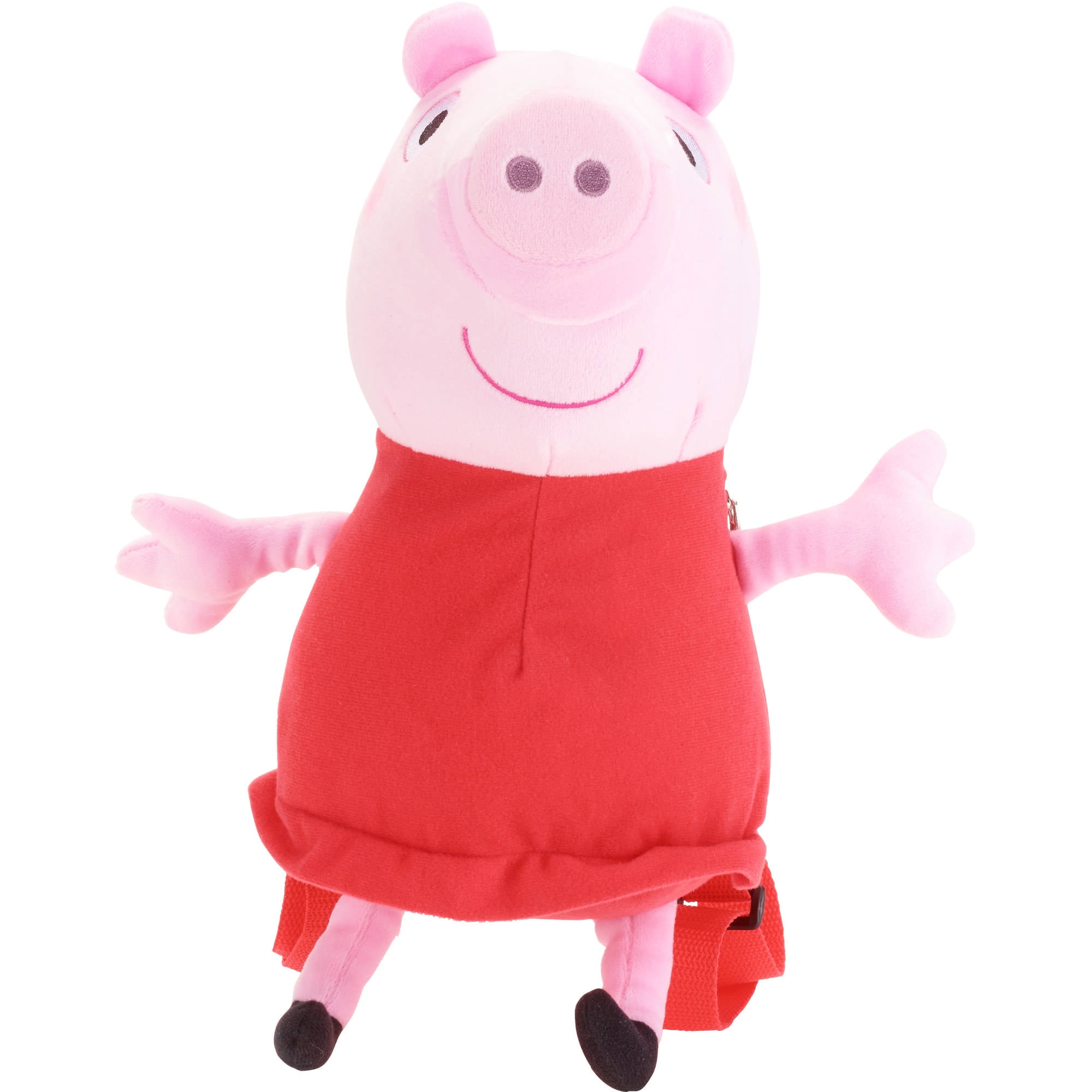Details about  / 2 Pcs//set 19cm Peppa Pig Pig Plush Toy With George Pig Cartoon Round Purse Bag