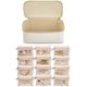 thumbnail image 1 of Joyero Vlando Travel Storage de piel sintética para 12 bolsas, 1 of 6