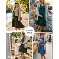 thumbnail image 6 of Women's Long Sleeve Maternity Dress Ruffle Maternity Clothes for Women, 6 of 8