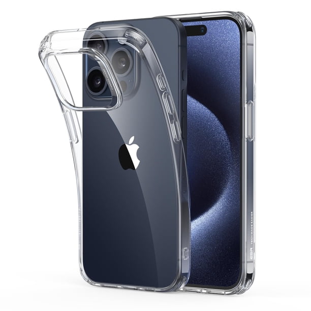 Funda de teléfono transparente ESR para iPhone 15 Pro Max a prueba de golpes, resistente al amarilleo