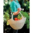 thumbnail image 2 of Hutzler Garden Colander Bag with Carrying Handle, Collect Carry & Clean Your Fresh Picked Fruit and Vegetables, Green, 2 of 6