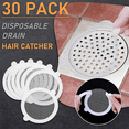 thumbnail image 6 of 90 Pack Disposable Hair Catcher Disposable Shower Drain Hair Catcher Mesh Stickers Screen Hair Catchers, 6 of 9