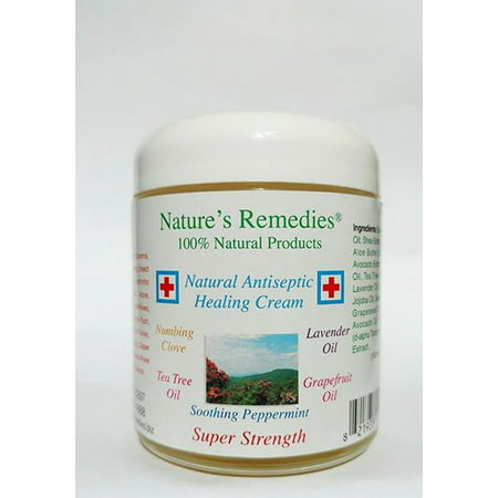 Handmade Natural Antiseptic Healing Cream Soothing Relief for Eczema, Psoriasis, Itchy Skin, Burns, Poison Ivy, Insect Bites, Cracked Feet, Itchy Scalp, Spider Bites, Rashes, Fire Ant Bites 1 (Best Cream For Spider Bites)