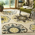 thumbnail image 2 of SAFAVIEH Newbury Chauncey Floral Area Rug, Ivory/Blue, 5'1" x 7'6", 2 of 8
