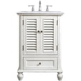 thumbnail image 4 of 24 inch Single Bathroom Vanity in Antique White, 4 of 16