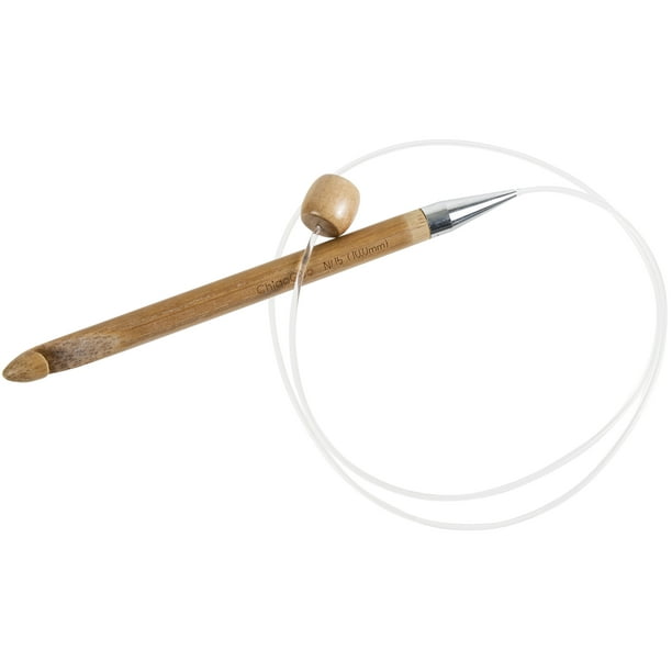 ChiaoGoo Flexible Tunisian Hook 32"Size N15/10mm