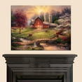 thumbnail image 2 of Cortesi Home  "Anticipation of the Day Ahead" by Chuck Pinson, Giclee Canvas Wall Art - Blue 40 x 54, 2 of 3