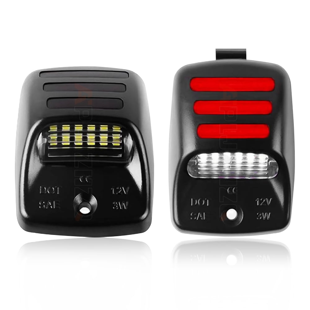 Compatible with Toyota Tacoma 2005-2015 LED License Plate Light Tag Lamp Assembly White Lamp