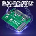 NZRUANE M 2 NGFF B Socket 2242 SSD To 2 5inch SATA 3 Drive Card Adapter nzruane-m-2-ngff-b-socket-2242-ssd-to-2-5inch-sata-3-drive-card-adapter
