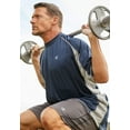 thumbnail image 3 of Champion Big & Tall Men's Vapor Performance T-Shirt Pieced (XLT, Charcoal), 3 of 4