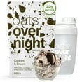 thumbnail image 4 of Oats Overnight High Protein Starter Kit - Cookies & Cream with Shaker Bottle, 4 of 8