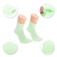 thumbnail image 3 of Unique Bargains 1 Pair Women's Comfortable Sleep Cozy Socks Green 93% Polyester 7% Spandex, 3 of 5