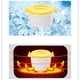 thumbnail image 4 of Bewildely Olla arrocera de 3,8 l, vaporera para microondas, minifabricante de horno, contenedor de cocina, utensilios para sopa, olla de vapor Cocina y Comedor Amarillo S Bewildely HA083783-01, 4 of 6