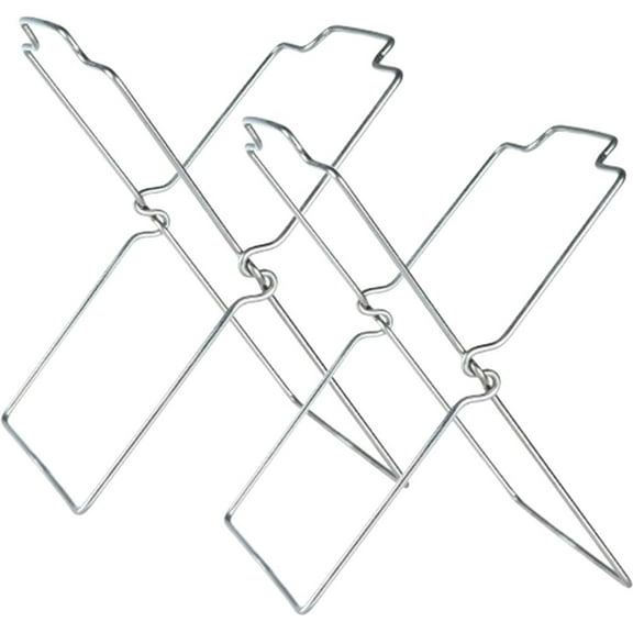 ifundom Foldable Kitchen Trash Bag Rack 2-Pack Stainless Steel Holder for Garbage Bags and Kitchen Organization